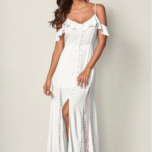Cold Shoulder Maxi Dress